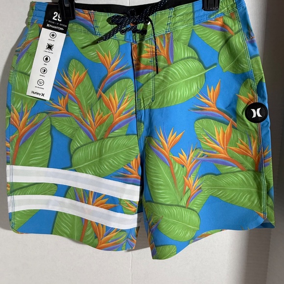 Men's Phantom+ Block Party Renegade Boardshort 18" In Arctic Neon - Picture 4 of 5